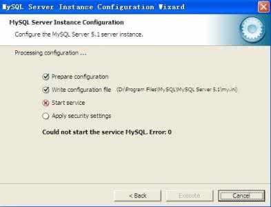 mysql14001错误couldnotstarttheservicemysql